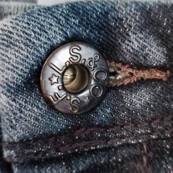 Levi's jeans regular denim blue girls size 8 - Picture 10 of 13